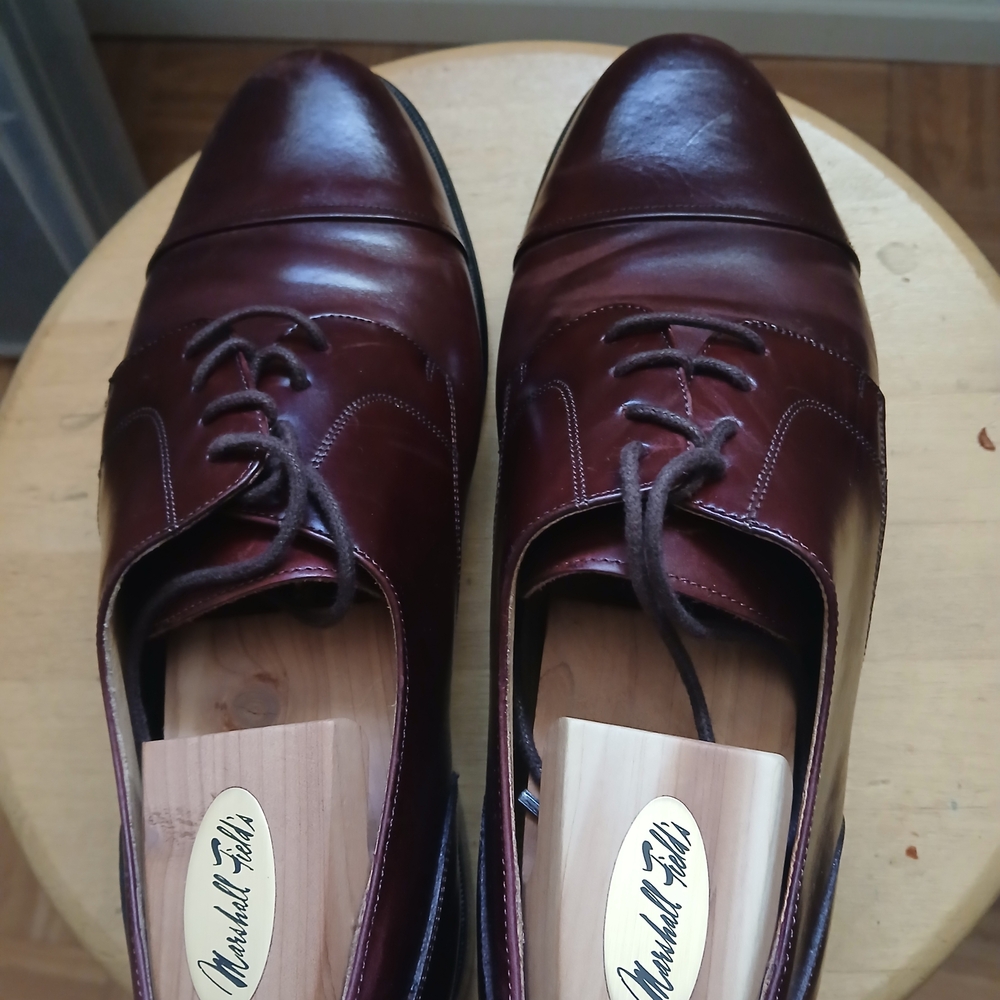 Michael Toschi Brown Leather Oxfords